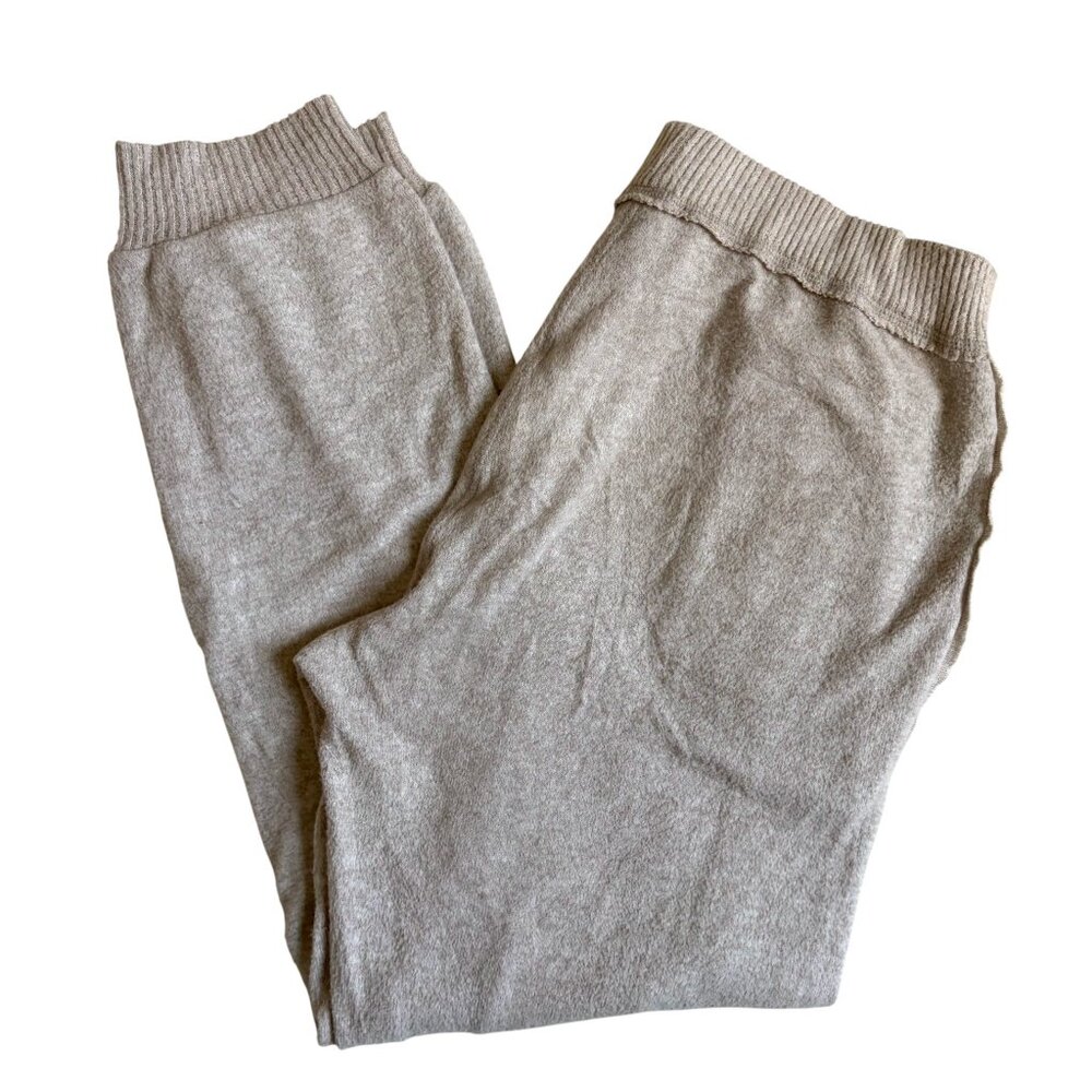 Saturday Sunday by Anthropologie Sweatshirt Fleece Joggers (Oatmeal) - Medium